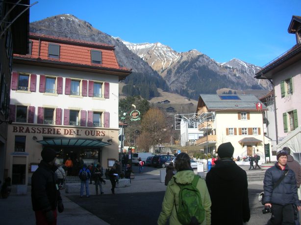 Mountain village of Château-d'Oex
